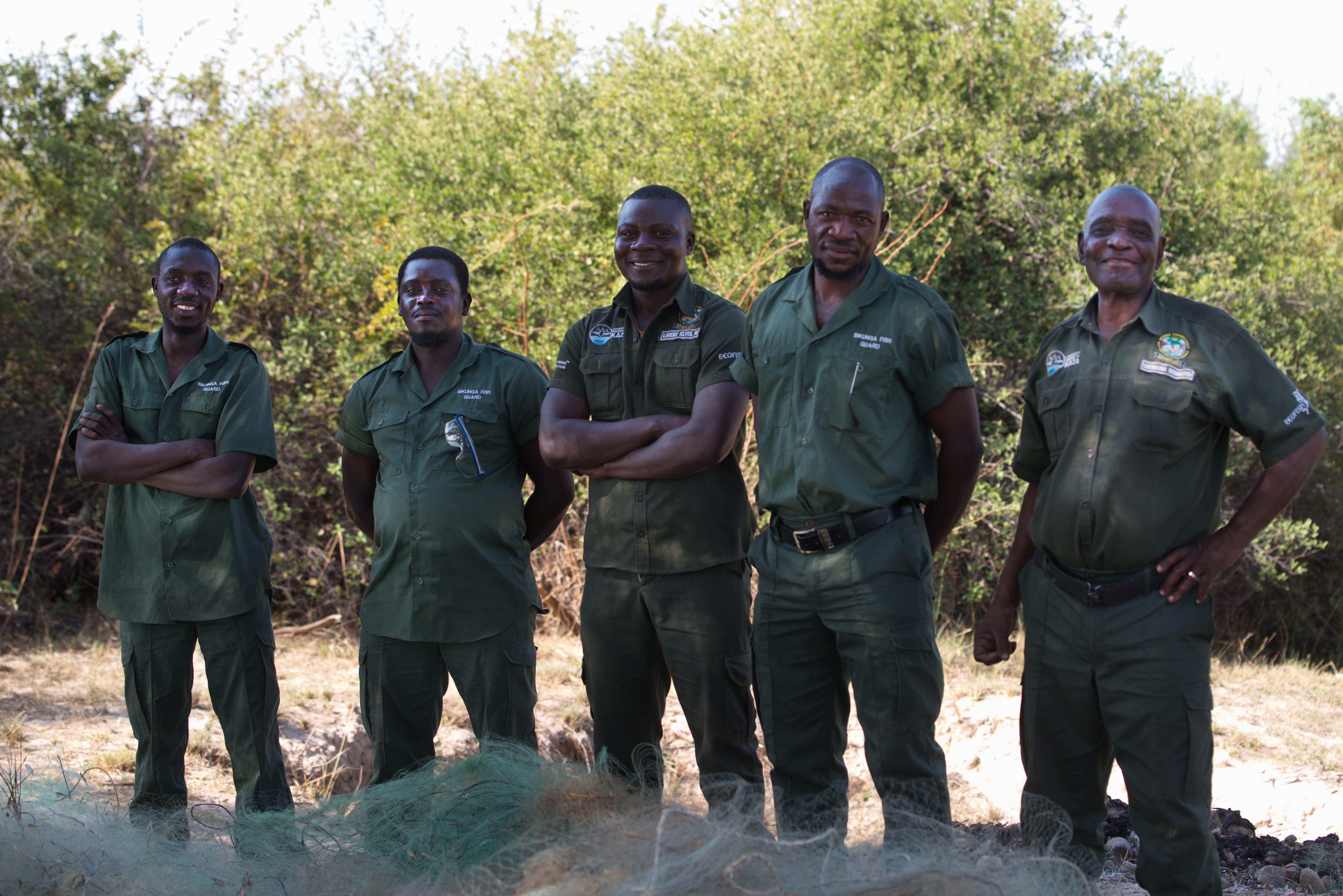 Sikunga Fish Guards, illegal nets, Zambezi, Namibia